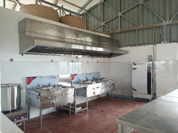 研修センターの台所設備